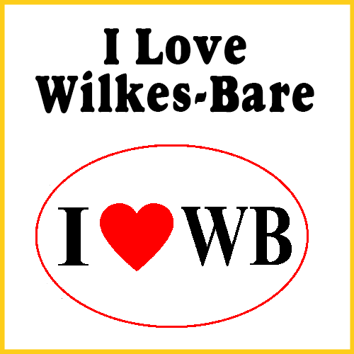 I Love Wilkess-Barre Bumper Sticker